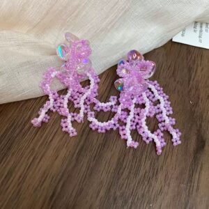 Lavender Beaded tassel